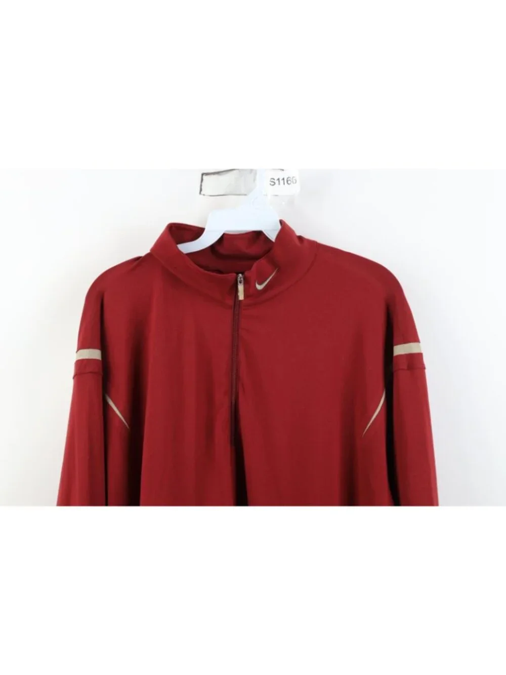 Vtg Nike Golf Mens Large Travis Scott Mini Swoosh 1/4 Zip Pullover Jacket Top